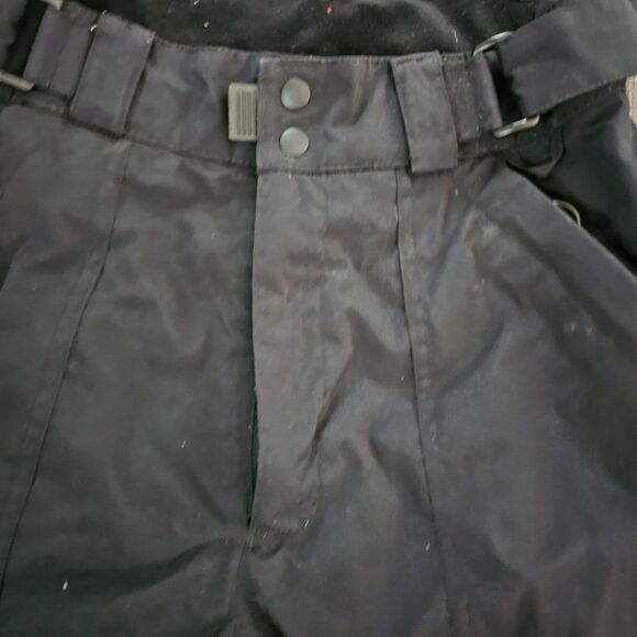 Fera Men's Black Fully Lined Zip Pockets Belted Snow Pants Size 32 - Picture 6 of 10
